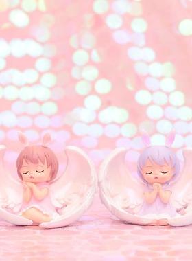 速发舒创意梦幻少女心女孩坐姿宝宝烘焙装饰小公主生日蛋糕甜品台