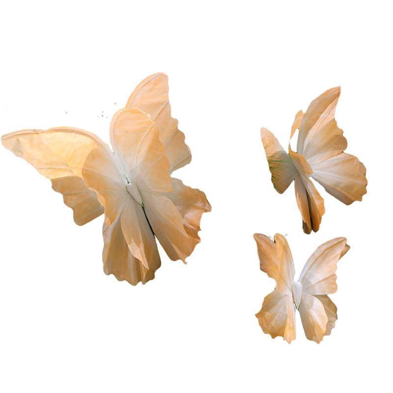 蝴蝶蝴蝶道具仿真花婚礼美陈背景舞台花艺商场布置装饰婚庆仿真纸,淘宝优惠券,粉丝福利购,淘宝优惠卷