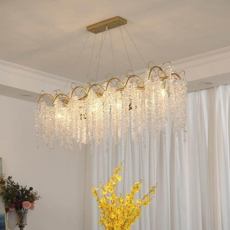 中山餐厅吊灯法式复古长方形餐桌设计感饭厅灯吧台灯流苏枝形轻奢,淘宝优惠券,粉丝福利购,淘宝优惠卷