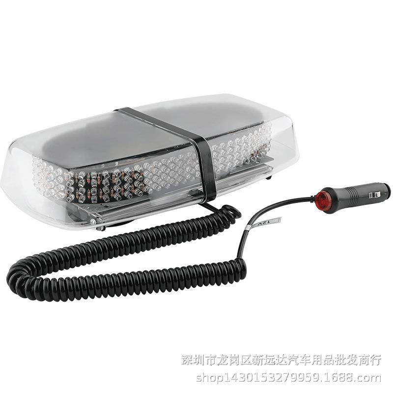 240LED红蓝爆闪灯汽车吸顶迷你短排警示灯环卫车顶旋转频闪灯,淘宝优惠券,粉丝福利购,淘宝优惠卷