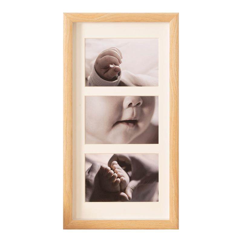 实木三宫格三联相框摆台儿童宝宝细节创意照相框洗照片挂摆两用,淘宝优惠券,粉丝福利购,淘宝优惠卷