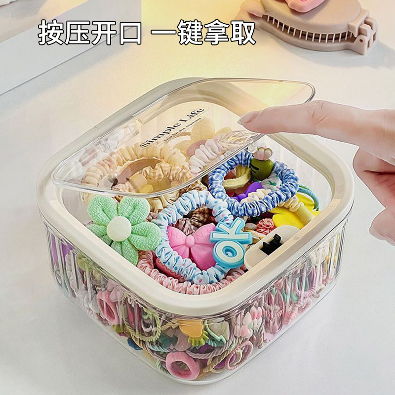U先试用 桌面萌粒收纳盒按压开盖防尘带盖糖果罐盲盒收纳展示架,淘宝优惠券,粉丝福利购,淘宝优惠卷