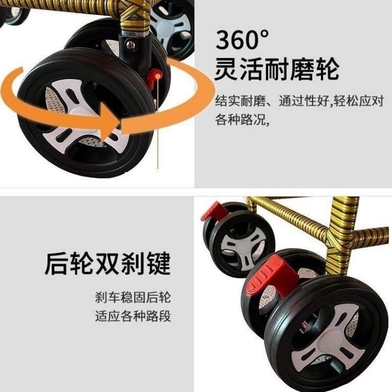 竹藤婴儿推车夏季藤椅仿藤折叠小推车竹编轻便藤编儿童宝宝手推车,淘宝优惠券,粉丝福利购,淘宝优惠卷