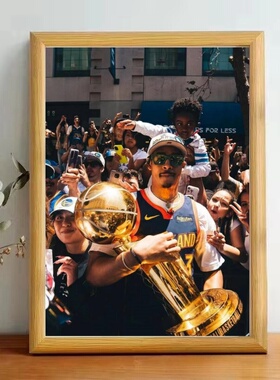 NBA奇才乔丹普尔实木画框