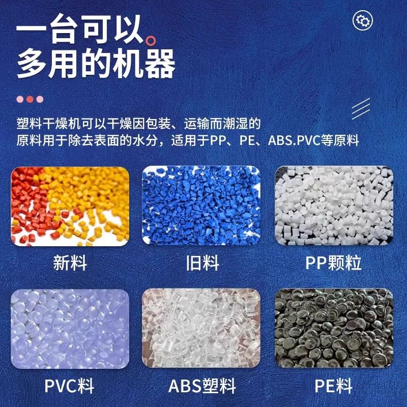 注塑机塑料干燥机100烘干料斗烘料机颗粒烘箱风机50KG烘干燥设备,淘宝优惠券,粉丝福利购,淘宝优惠卷