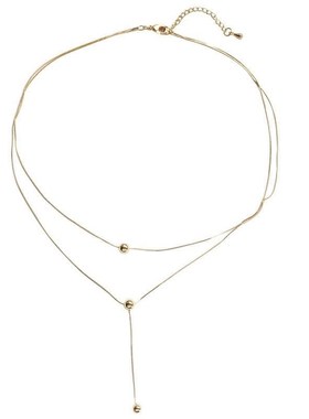 简约时尚气质日常百搭项链 冷淡风金属质感多层颈链女日韩锁骨链