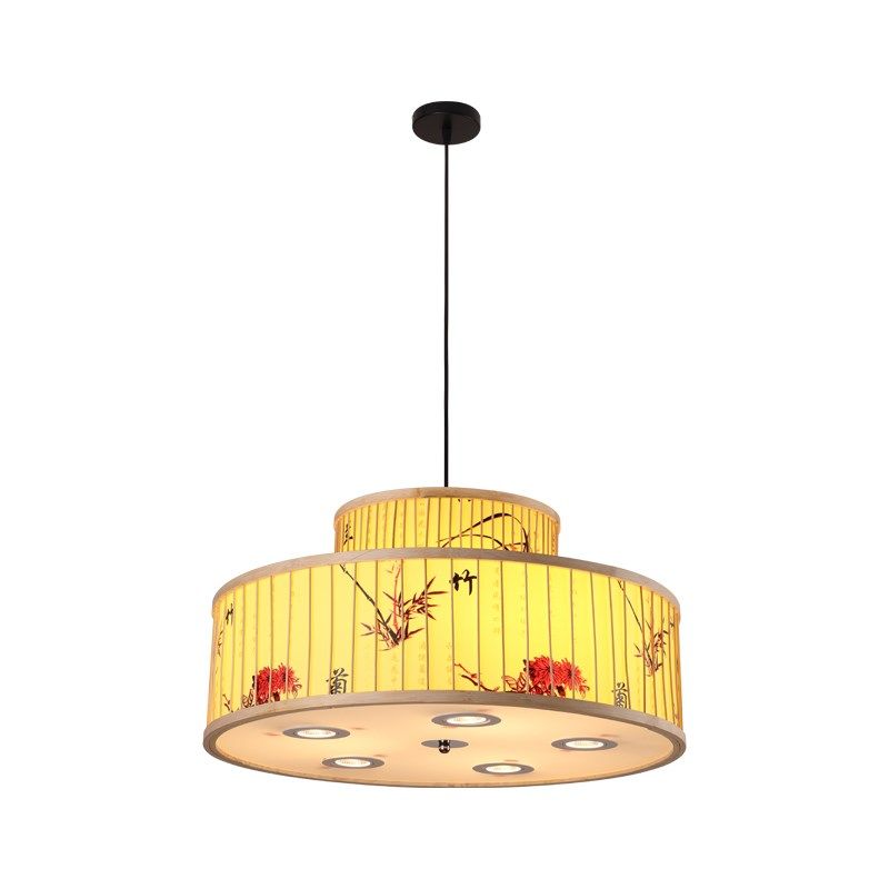 中式餐厅包厢竹艺餐饮吊灯创意火锅店饭店包间竹编灯茶楼卡座射灯,淘宝优惠券,粉丝福利购,淘宝优惠卷