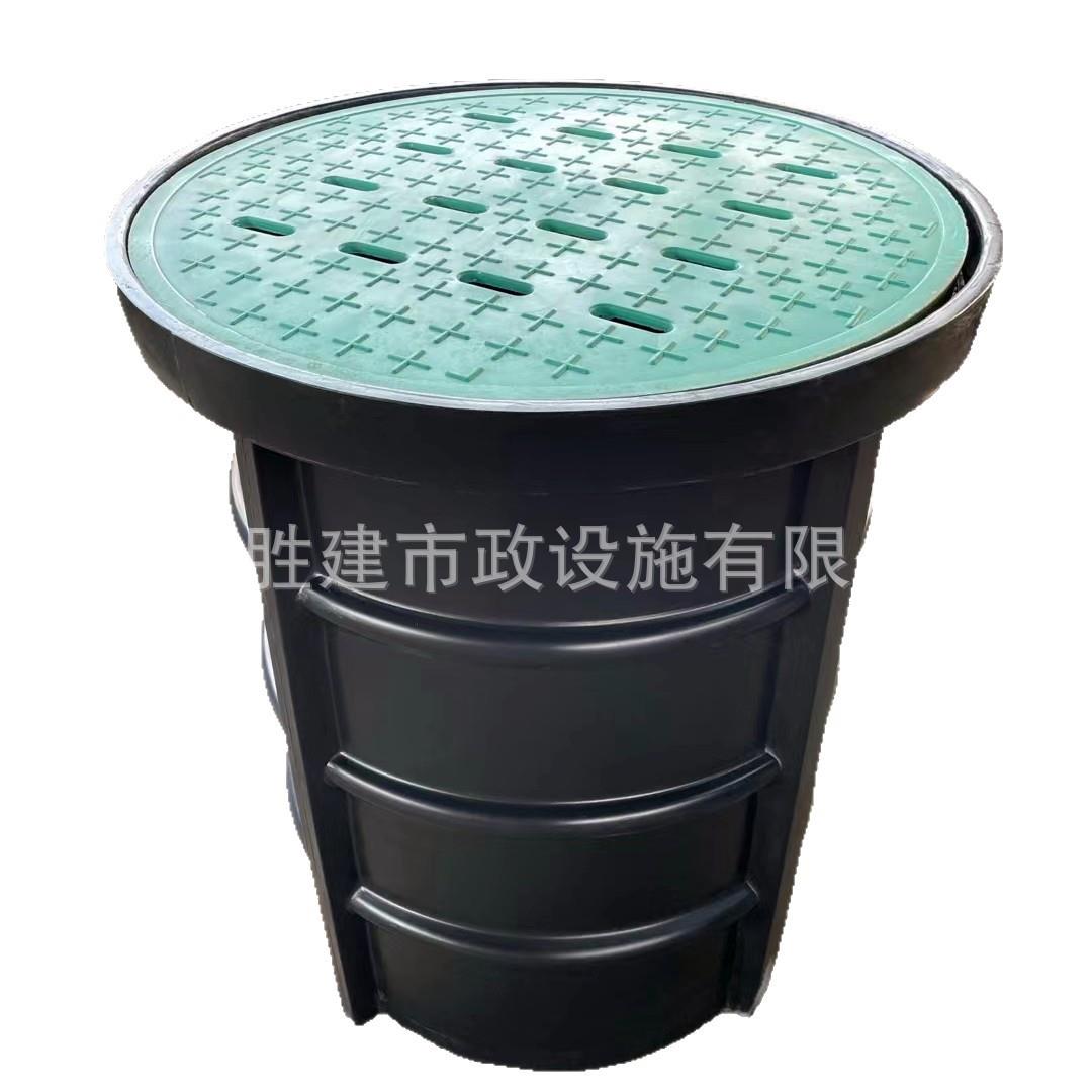 HDPE塑料雨水渗透井 污水雨水口溢流收集井盖板井防盗排污沙井盖 - 图3