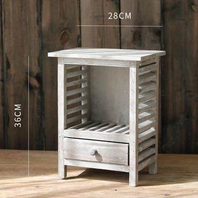 复古木质多功能花架花台装饰组合多层收纳架花园阳台杂货zakka - 图2