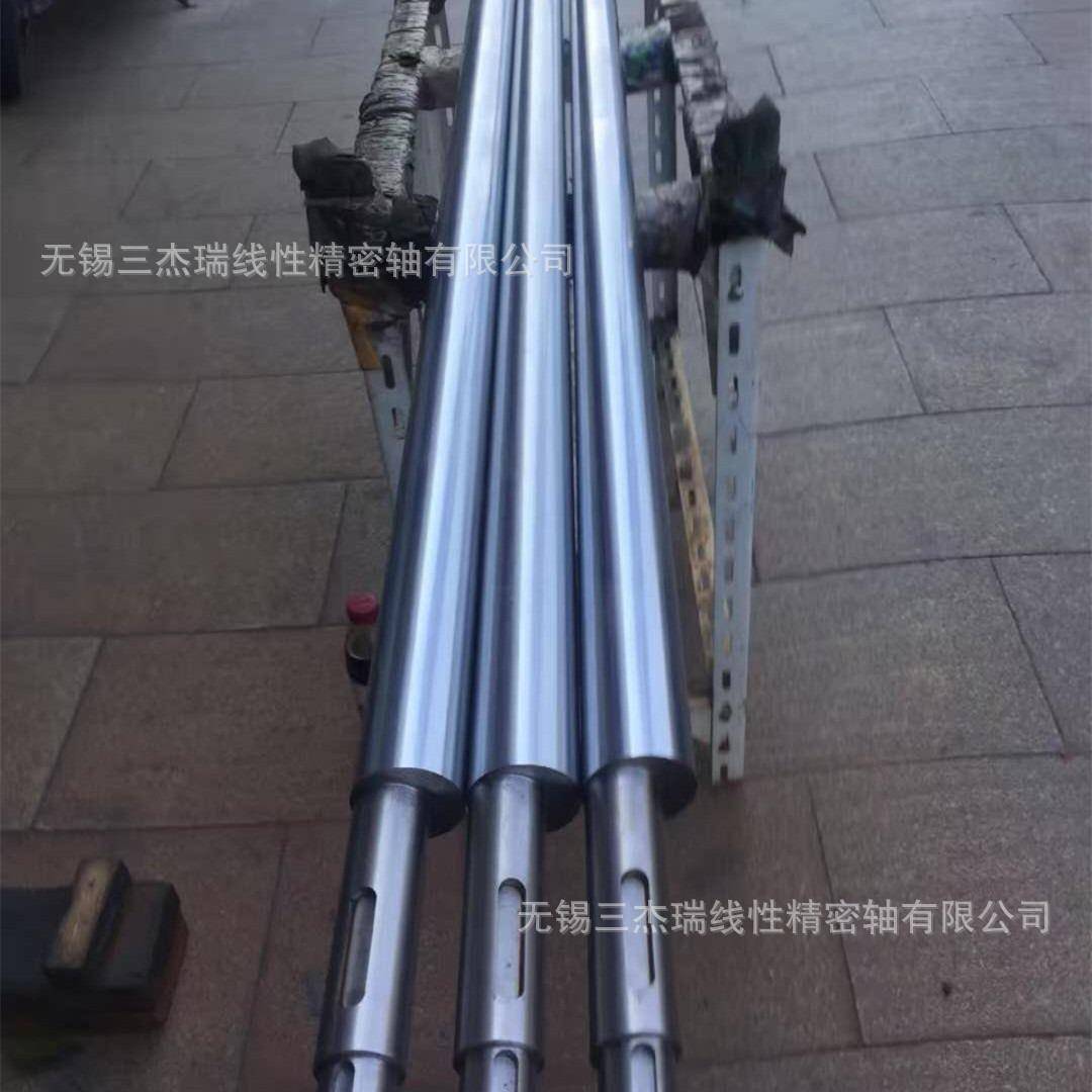 45镀铬光轴活塞杆棒传动器淬火调质加硬实心直线光亮硬轴滑动导 - 图0