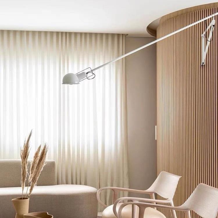 意大利FLOS265长臂壁灯设计师款北欧创意摇臂长杆可旋转阅读壁灯 - 图1