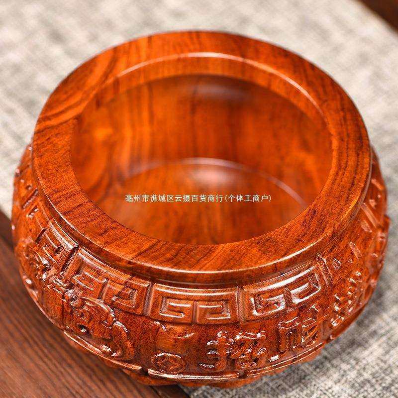 实木聚宝盆木雕摆件花梨木头整木挖空可放东西家用装饰品开业送礼,淘宝优惠券,粉丝福利购,淘宝优惠卷