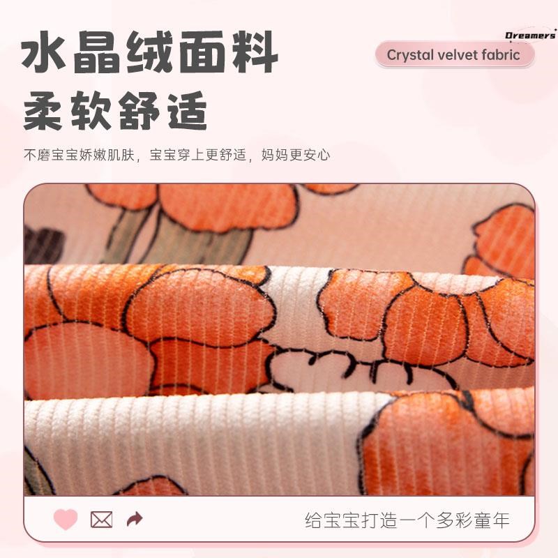 Children's bibs for baby girls to wear autumn and winter princess skirts for eating, waterproof and anti-dirty long-sleeved aprons, anti-manufacturer