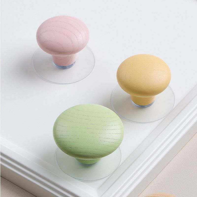 简约原木拉手免打孔粘贴实木衣柜柜门抽屉把手一门到顶彩色门把手,淘宝优惠券,粉丝福利购,淘宝优惠卷