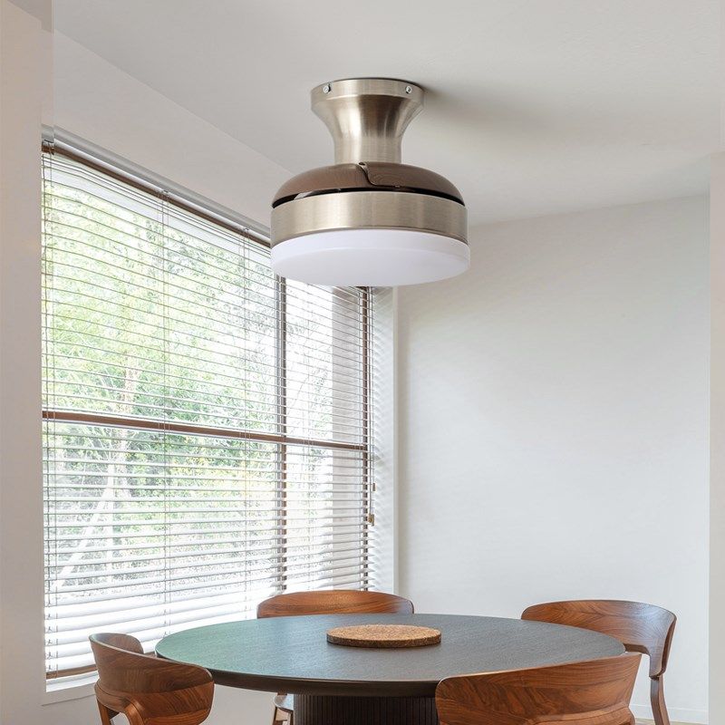 中古风扇灯 复古卧室房间书房餐厅隐形全光谱护眼静音小风扇吊灯,淘宝优惠券,粉丝福利购,淘宝优惠卷