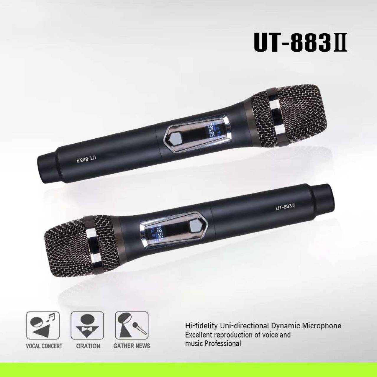 One to two U segment fixed frequency wireless handheld microphone outdoor stage performance audio home KTV dynamic microphone