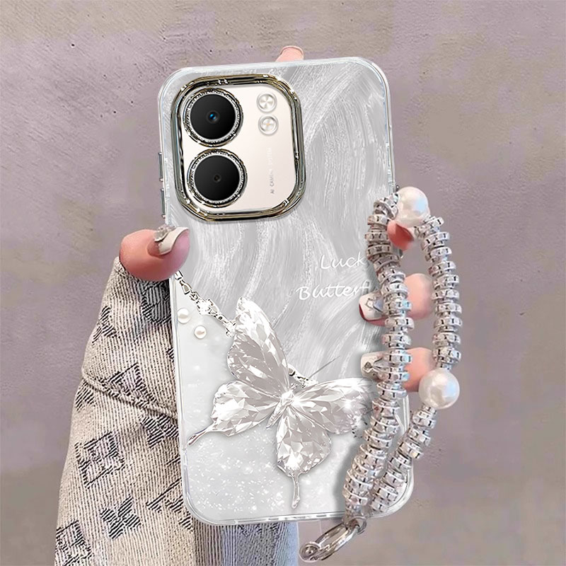 适用OPPOA5X手机壳A3i幸运蝴蝶A2Pro个性创意A1高级感OPPO新款A97少女心A93手链A58镜头膜A57全包防摔A55外壳 - 图2