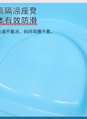 婴儿浴盆宝宝洗澡盆多用家用加厚儿童洗澡神器可坐躺包邮