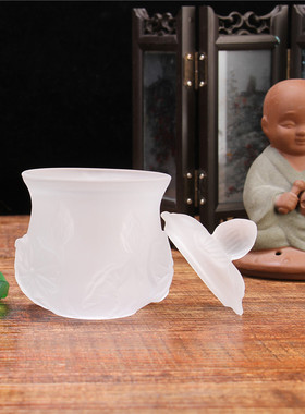 极速琉璃大悲咒供水杯观s音圣水杯莲花佛前水供杯铜家用财神菩萨