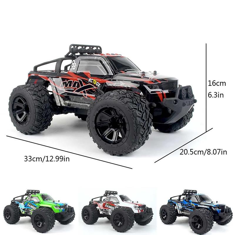 KYAMRC1:14大脚沙地越野皮卡车高速RC遥控车儿童攀爬车玩具车 - 图1