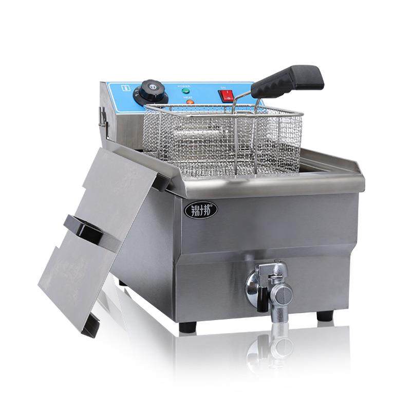 油炸锅电炸炉商用101V带油阀炸锅炸鸡排机炸薯条薯塔油炸机,淘宝优惠券,粉丝福利购,淘宝优惠卷