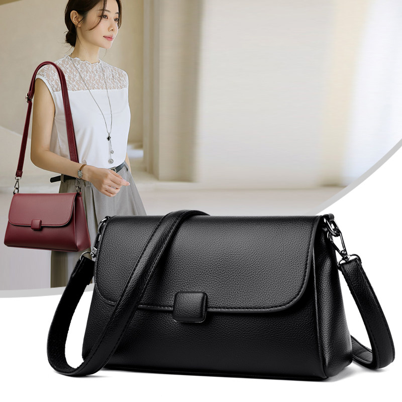 女士单肩包2026新款时尚风小包包百搭中老年妈妈包简约单肩斜挎包,淘宝优惠券,粉丝福利购,淘宝优惠卷