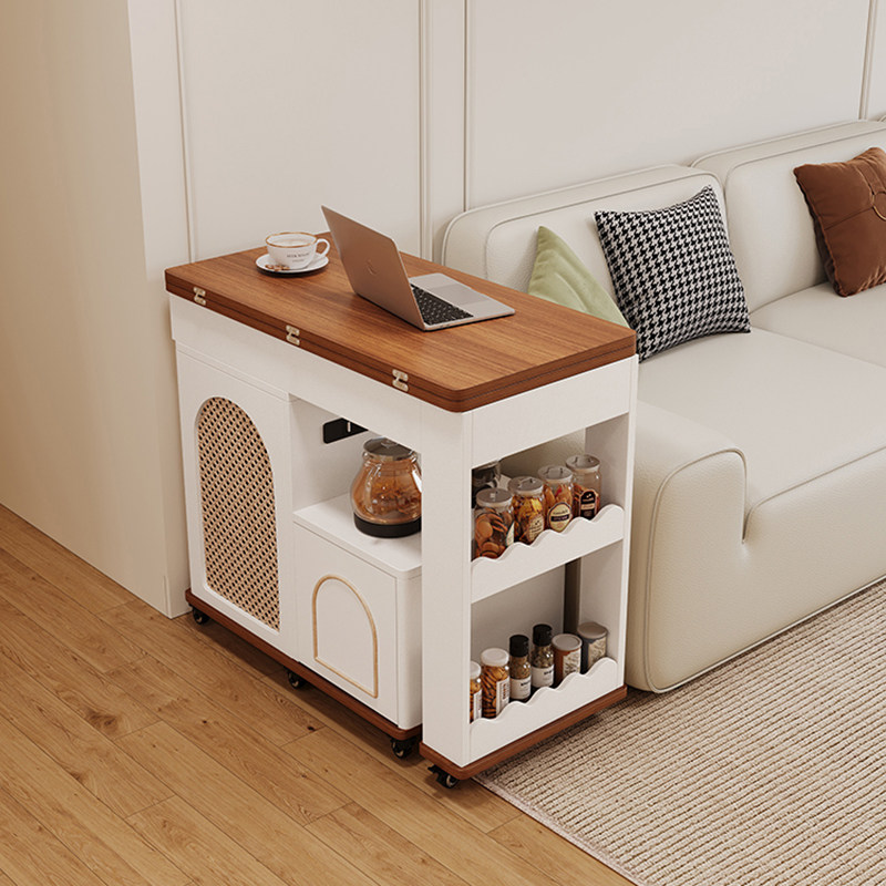 中古风伸缩折叠茶几可移动茶桌现代简约茶桌小户型阳台多功能茶台,淘宝优惠券,粉丝福利购,淘宝优惠卷