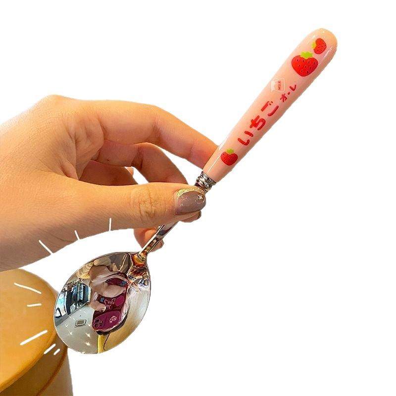 304不锈钢筷子勺子叉子套装可爱儿童餐具学生便携三件套收纳盒,淘宝优惠券,粉丝福利购,淘宝优惠卷