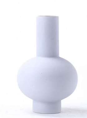 极速现代简约葫芦陶瓷花瓶创意摆件样板房间客R厅装饰品红色蓝色