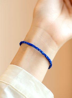 极速网红新品优化蓝石女r手链男手串招财学生日礼物性冷淡风潮复