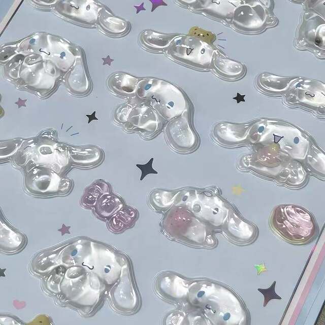 ສະຕິກເກີ Sanrio Kurome Melody kt solid 3D