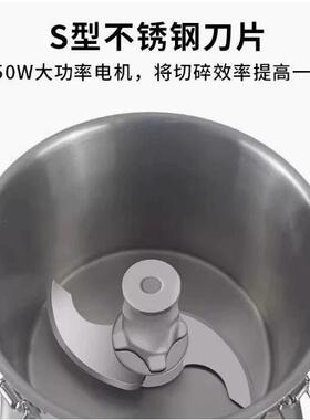 商用蔬果切碎机全自动碎菜机切肉泥肉浆瓜果多功能不锈钢厂家直销