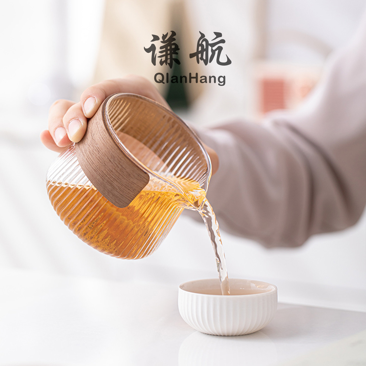 谦航便携式户外旅行茶具套装玻璃一壶两杯二人茶具个人专用快客杯,淘宝优惠券,粉丝福利购,淘宝优惠卷