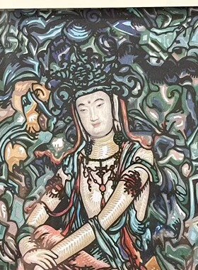 正定馆藏文物复刻挂画卷轴礼物