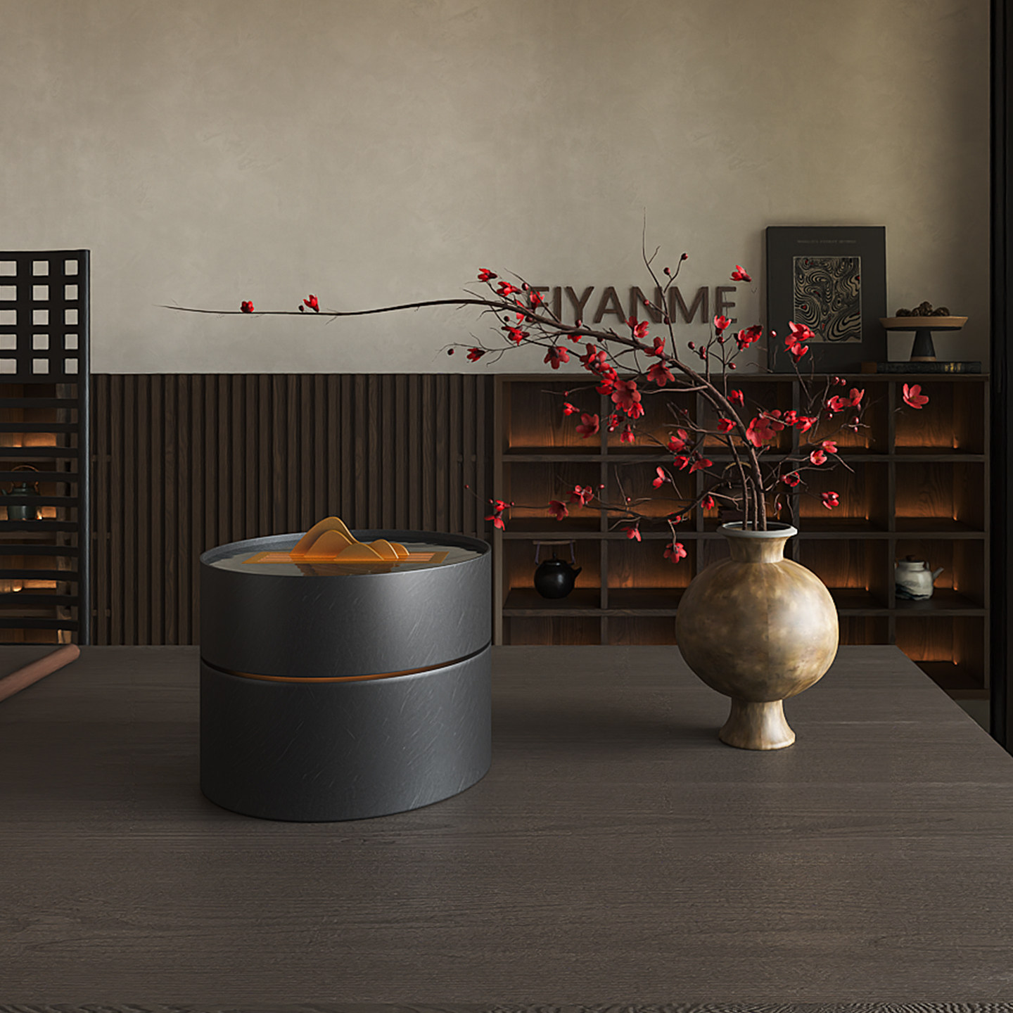 EIYANME现代桌面流水摆件客厅循环水系景观办公室招财酒店高级感,淘宝优惠券,粉丝福利购,淘宝优惠卷