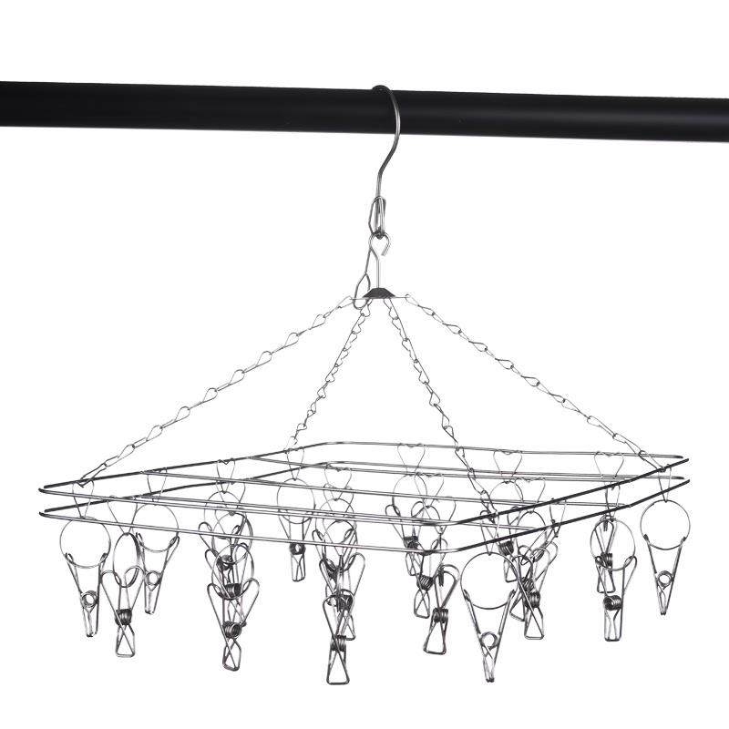 象太郎圆形金属晒衣架宝宝v袜子内衣儿童多夹子防风晾衣不锈钢晒,淘宝优惠券,粉丝福利购,淘宝优惠卷