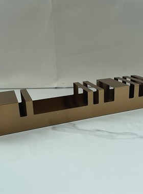 现代简约欧式金属书架摆件样板房售楼处玄关桌面软装饰品轻奢摆设