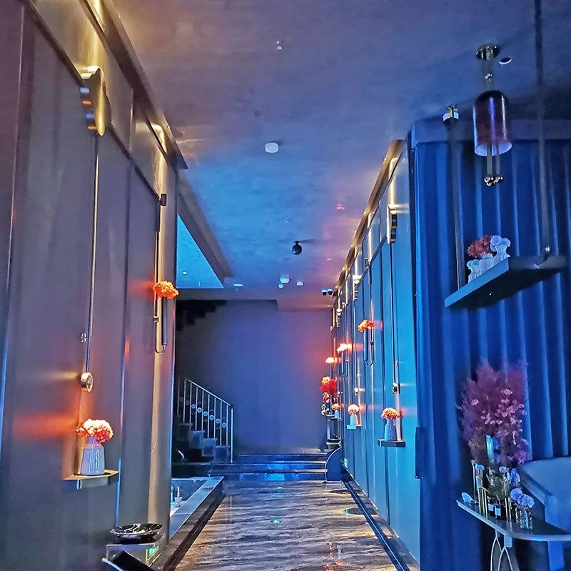 足浴会所不锈钢装饰带灯r发光足道墙面装饰件沐足过道造型画框花,淘宝优惠券,粉丝福利购,淘宝优惠卷