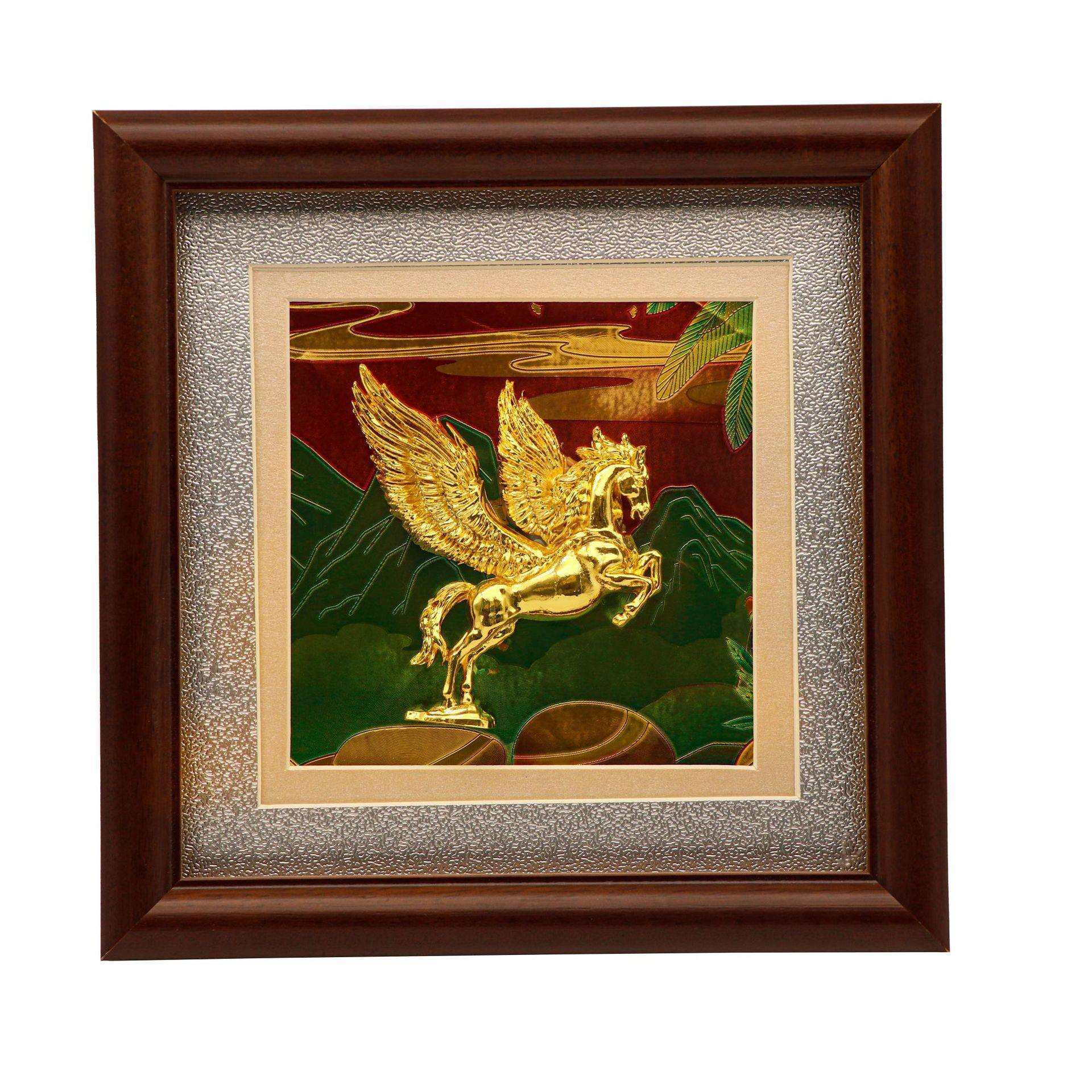 马年 马相框 新款飞马凌云木相框 创意相框摆台摆件 送礼佳品,淘宝优惠券,粉丝福利购,淘宝优惠卷