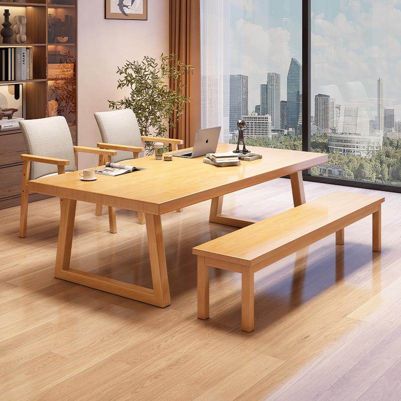 实木客厅大板长书桌家用去客厅化茶桌工作台电脑桌办公桌学习桌子,淘宝优惠券,粉丝福利购,淘宝优惠卷