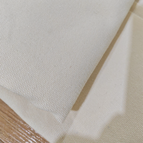 厚帆布布料手工面料DIY包包帘子垫子12安纯棉本白色厚帆布料定制 - 图2