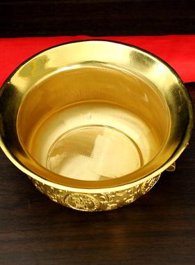 特价纯铜聚宝盆 大小号家居香炉用品摆件 旺财铜如意盆工艺品摆饰