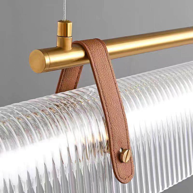 设计师长条餐厅吊灯北欧创意展厅样板房餐桌吧台办公室极简皮革灯,淘宝优惠券,粉丝福利购,淘宝优惠卷