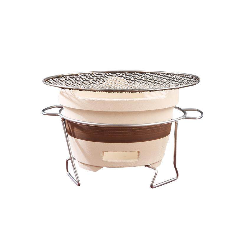 围炉煮茶家用室内老式炭炉家用打边炉泥碳炉户外烧烤陶土烤茶茶壶,淘宝优惠券,粉丝福利购,淘宝优惠卷