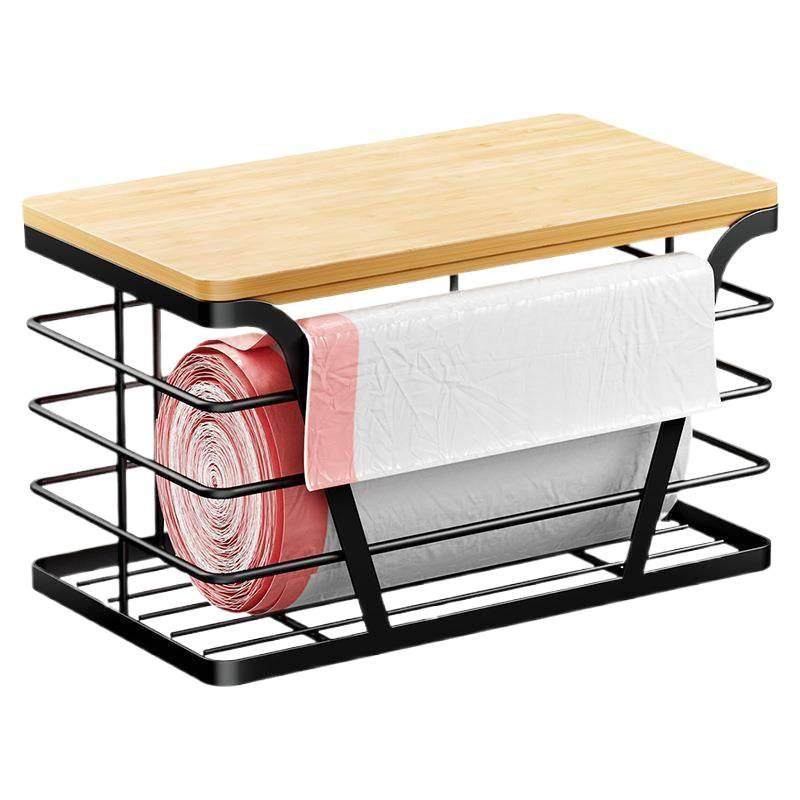 跨境新款台面垃圾袋收纳架调料瓶置物架壁挂式厨房蔬菜水果篮,淘宝优惠券,粉丝福利购,淘宝优惠卷