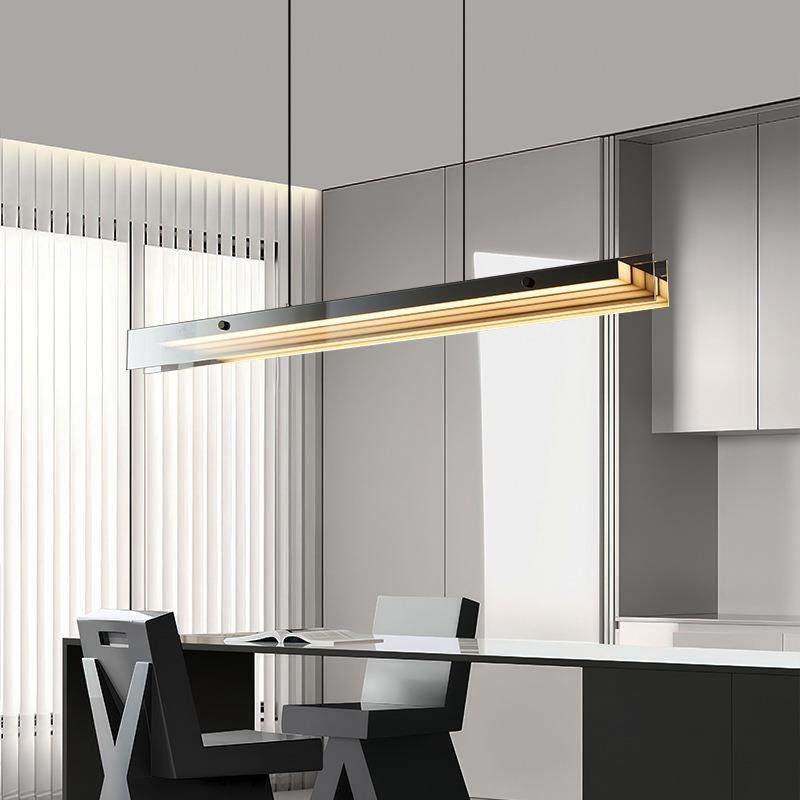 意式极简吊灯2025新款餐厅吧台设计师可升降一字长条玻璃客厅吊灯,淘宝优惠券,粉丝福利购,淘宝优惠卷