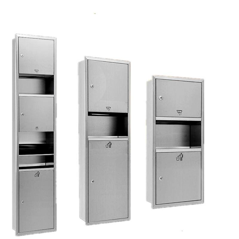 带垃圾桶烘手器箱一体纸巾筒擦手纸箱整体柜组合机场垃圾盒一体式,淘宝优惠券,粉丝福利购,淘宝优惠卷