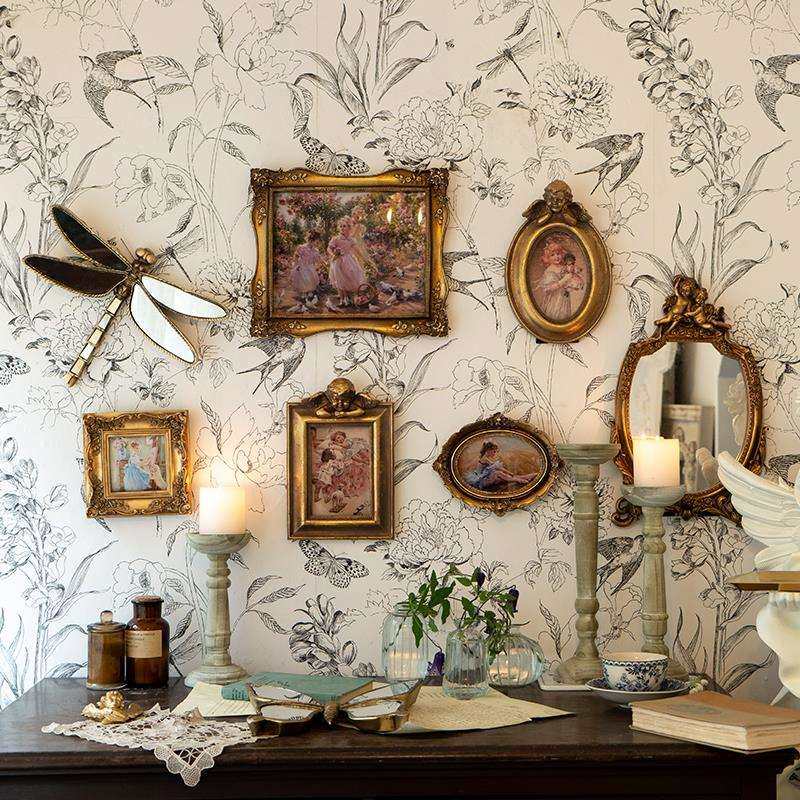 复古欧式镜面浮雕相框画框家居民宿墙面装饰文艺轻奢壁挂照片墙,淘宝优惠券,粉丝福利购,淘宝优惠卷