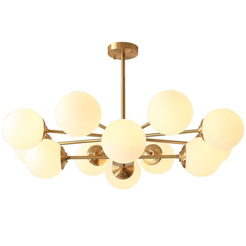 北欧灯具客厅灯现代简约全铜魔豆吊灯卧室餐厅灯个性网红全铜吊灯,淘宝优惠券,粉丝福利购,淘宝优惠卷