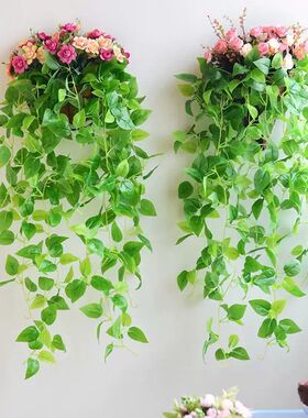 墙面装饰花壁挂花篮挂墙花盆壁挂植物墙壁装饰挂件房间装饰品创意